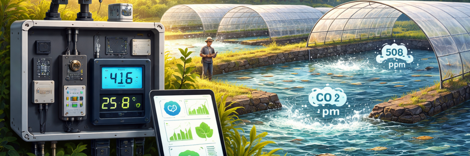 Desenvolvimento de sistema eletrônico e metodologia para estimar a concentração de dióxido de carbono na aquicultura